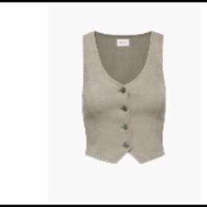 Wilfred Free Charisma Vest - Size MED, Gd Nomad Taupe